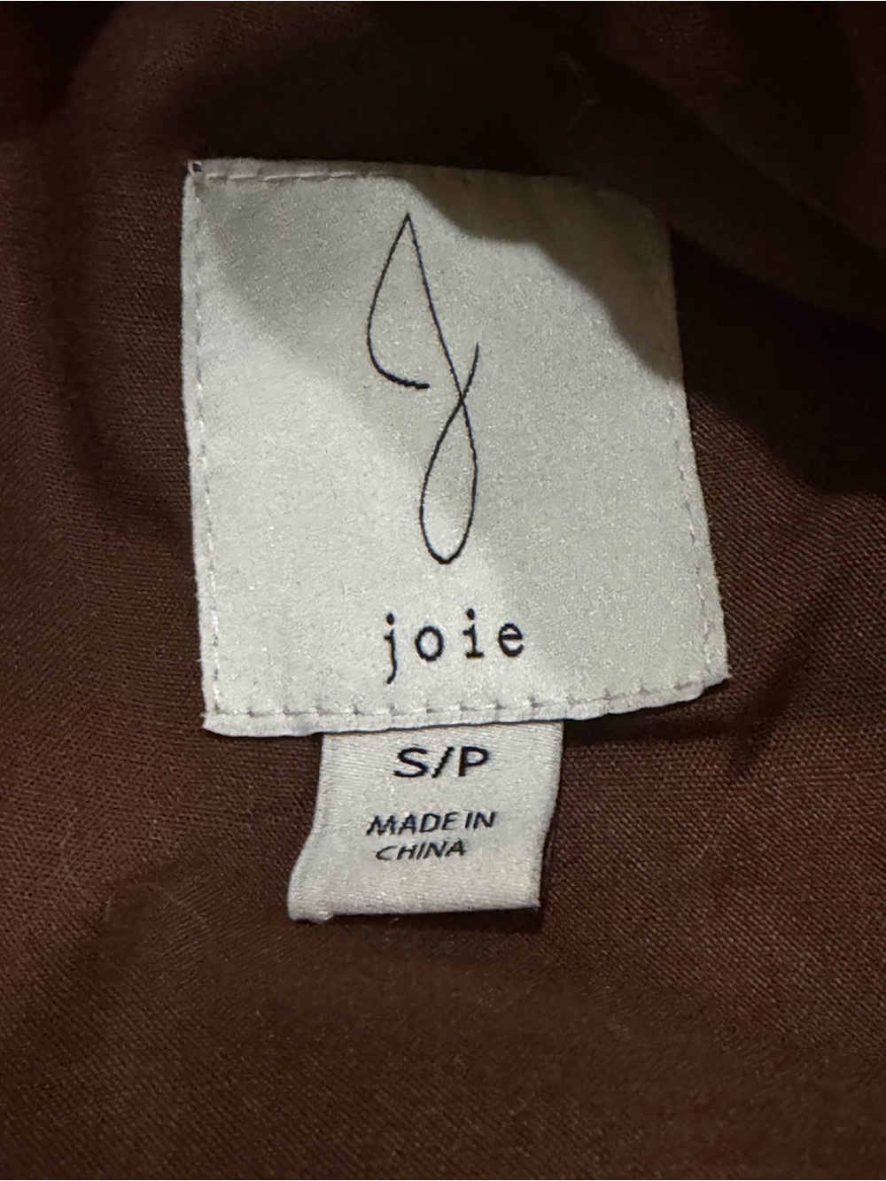 Joie Brown Cropped Shirt Jacket Small Button Front Fuzzy Brown - Picture 5 of 7